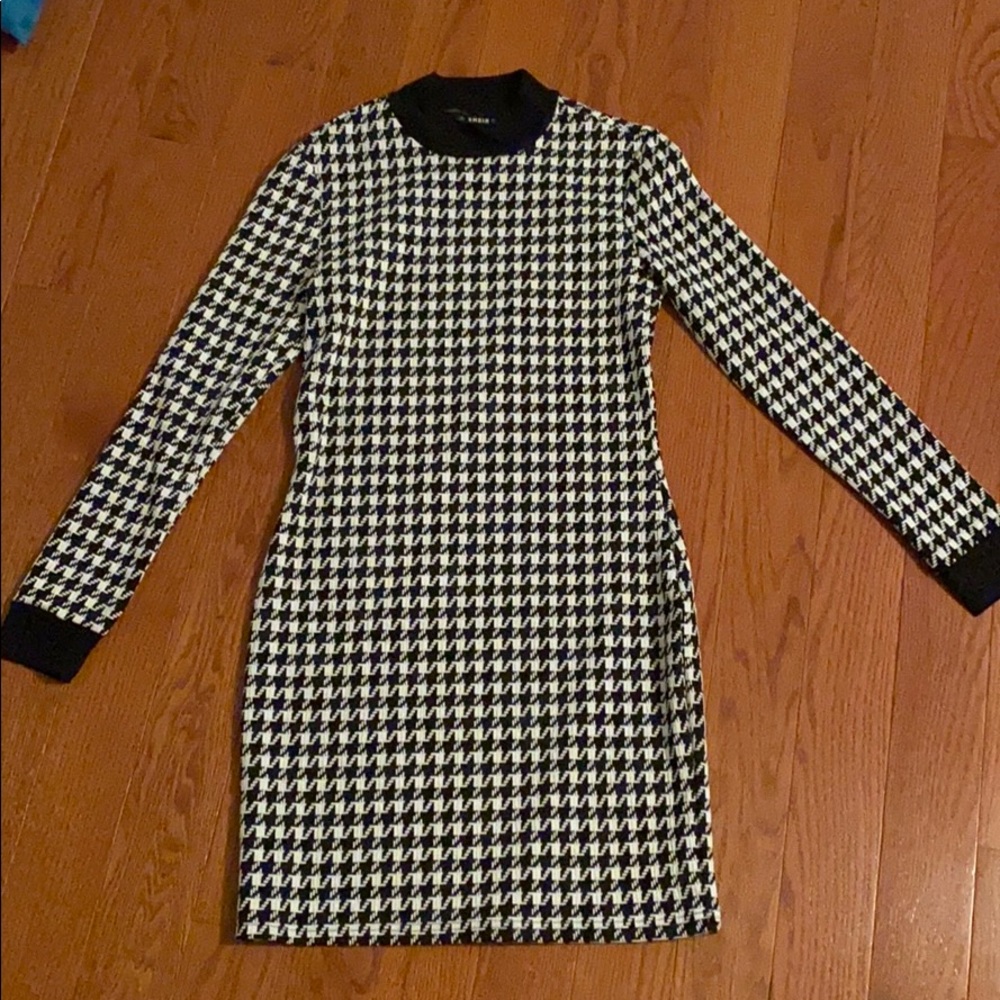 Houndstooth Dress